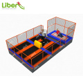 Liben trampoline park for 5--12 kids which can be customized